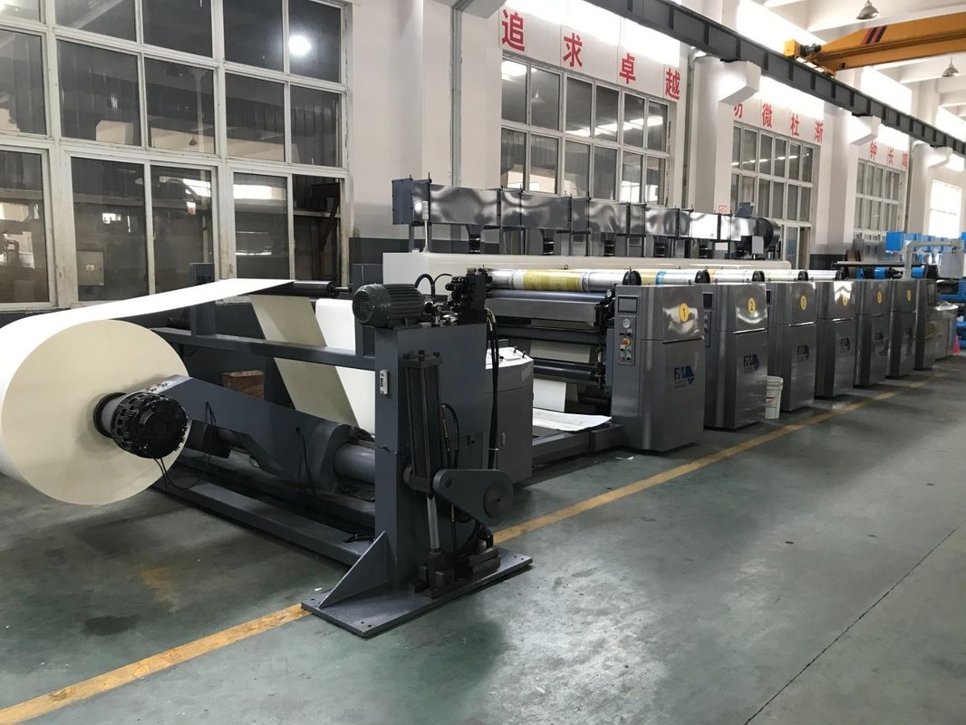 1370mm Max. Web Width Flexographic Printing Machine برای بسته بندی کیسه های کاغذی
