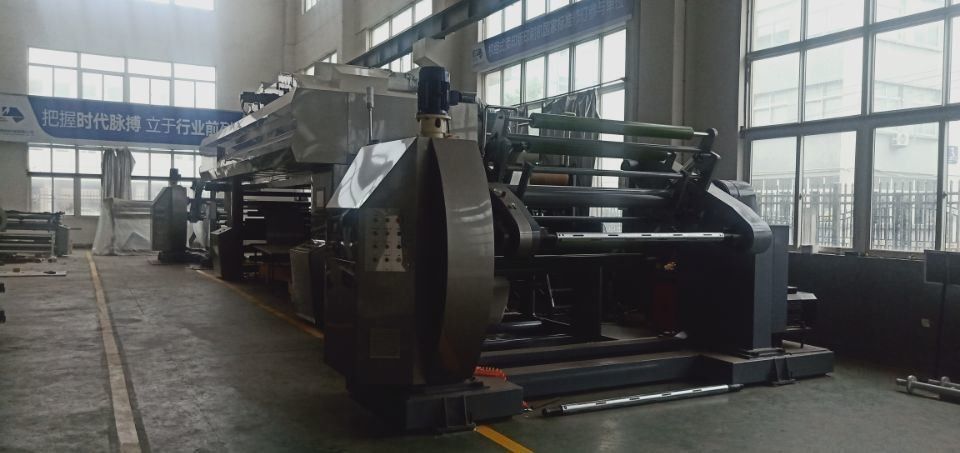 خشک کردن با هوای داغ IR کنترل کامپیوتر ماشین فیلم لایه بندی برای 1350mm Max. عرض وب