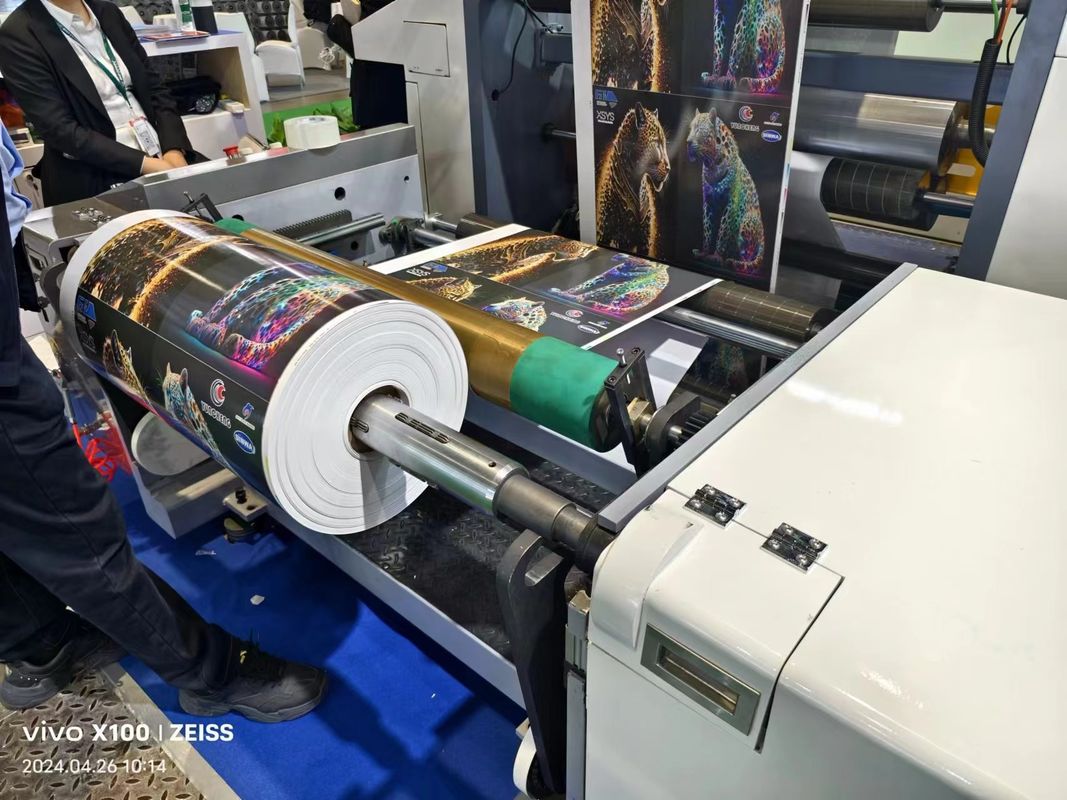 1830mm Max Die Cutting Width Sleeve Type Flexo Printing Machine ماشین چاپ فرسوده