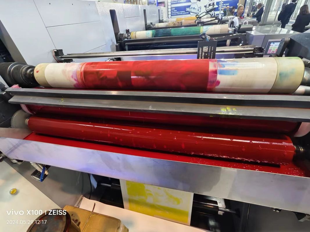 طراحی جدید 8 رنگ پارچه بدون بافتی PP-بفش بافتی فیلم پرینتر Bopp Flexo برای کارخانه تولید