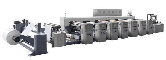 FM-CS Paper Cup Flexo Printing Machine کنترل سرو برای چاپ بسته بندی انعطاف پذیر